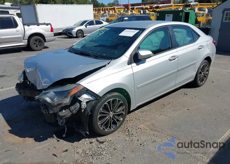 2014 Toyota Corolla S Plus from USA, damaged, VIN 2T1BURHE1EC125815
